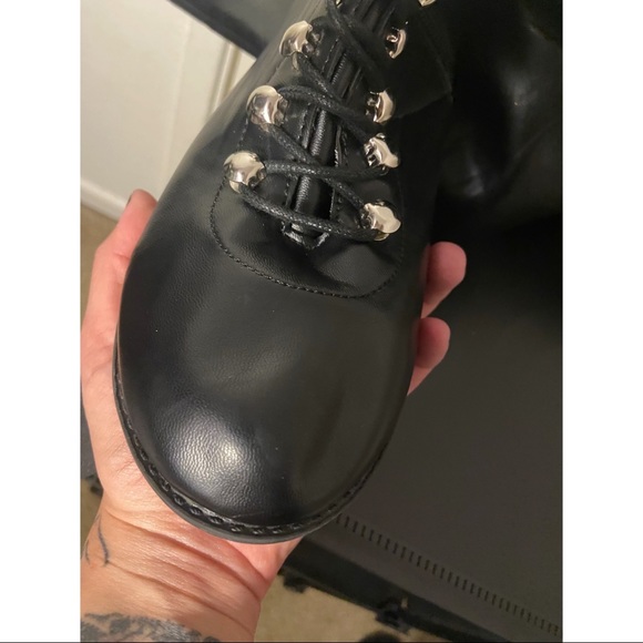 Over the Knee Boots Vegan Leather - W10 - NEW (Not in Stores) - Picture 8 of 15